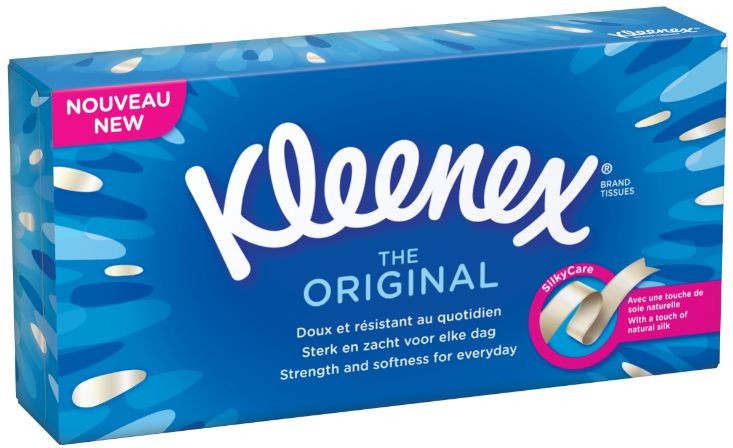 Kleenex BOX Original 88ks 3V Tahací | Papírové a hygienické výrobky - Kapesníky Kleenex BOX Original 88ks 3V Tahací | Papírové a hygienické výrobky - Kapesníky
